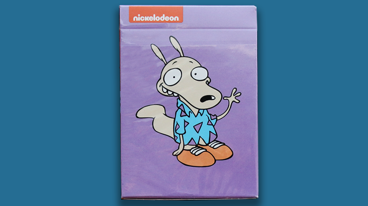 Fontaine Nickelodeon Rocko Playing Cards - Premium Collectible Deck for Cardistry, Magic & Poker - Perfect for Fans & Collectors