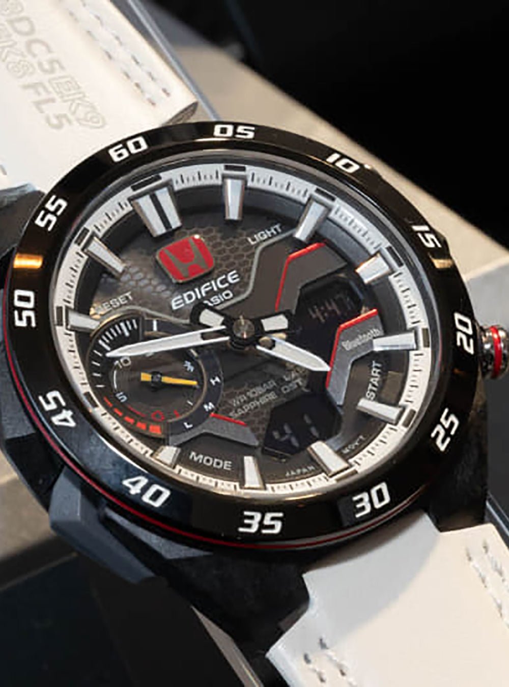 CASIO EDIFICE ECB-2200HTR-1AJR Honda Type R Edition Men's Watch - Japan JDM Movement, Windflow Design - Perfect for Racing Enthusiasts & Sports Lovers