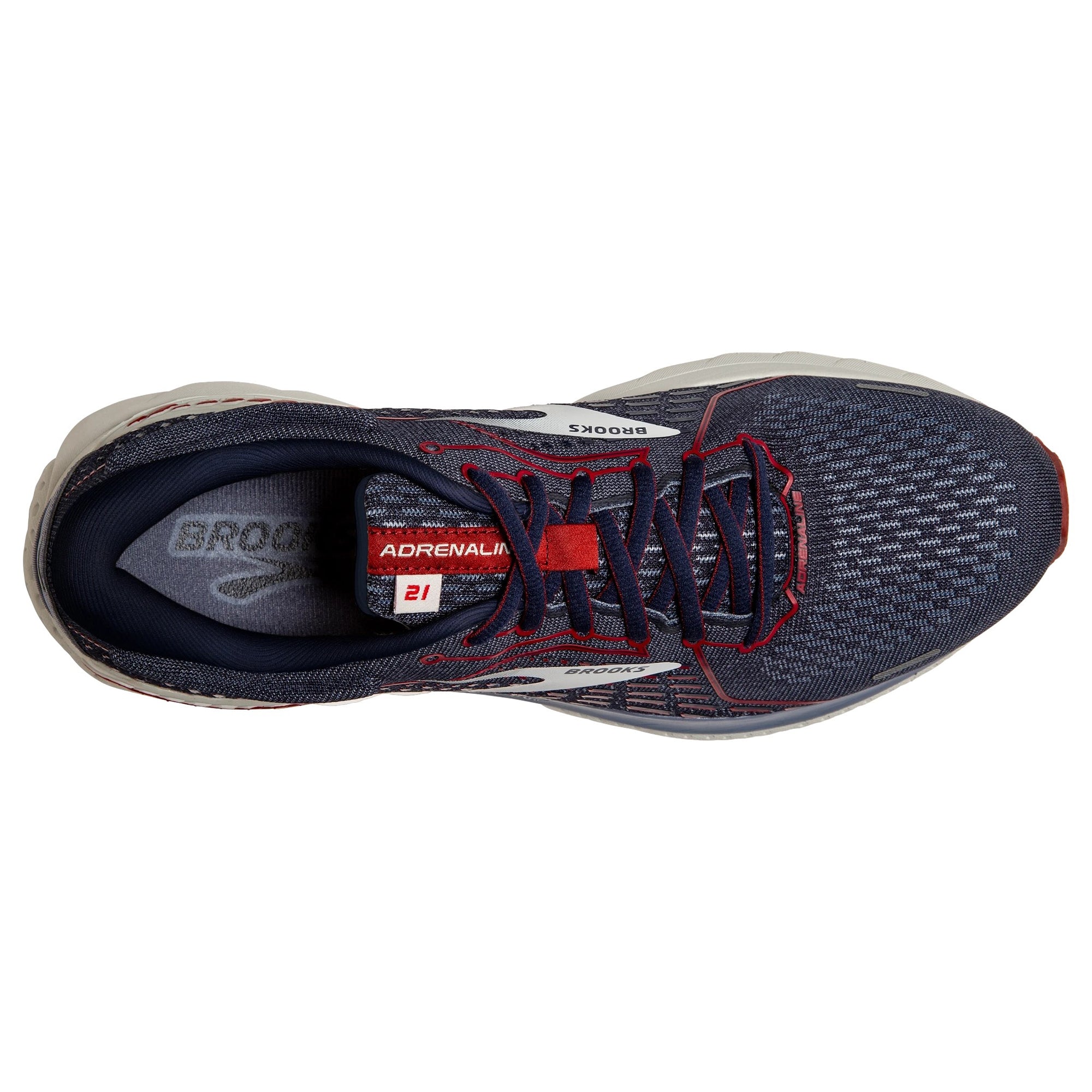 Brooks Adrenaline GTS 21 Men's Running Shoes - Supportive Cushioned Road Running Sneakers for Jogging, Training & Marathon - Lightweight Breathable Athletic Shoes for Men