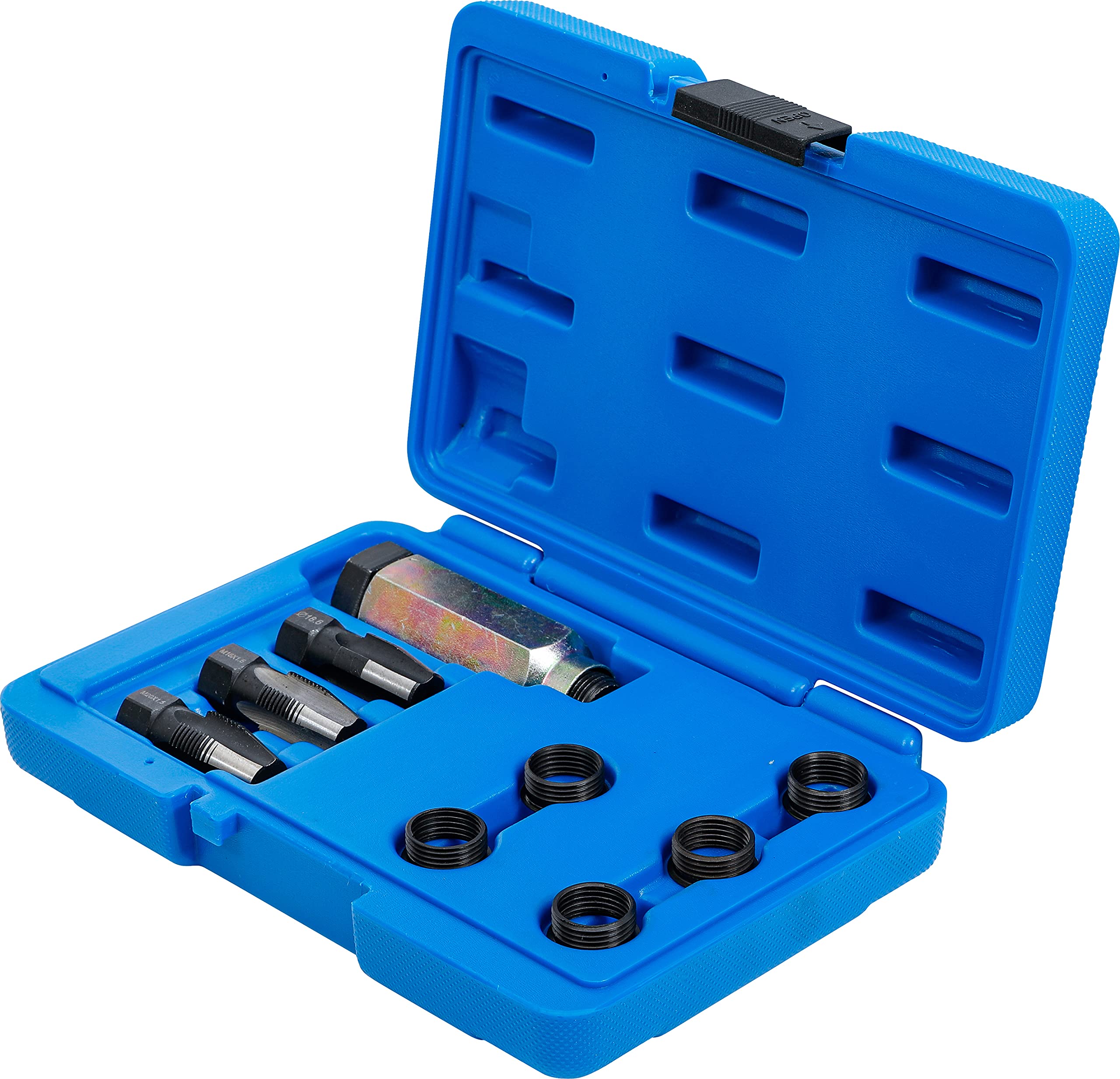 BGS 66215 Oxygen Sensor Thread Repair Kit - Universal Fit for Most Vehicles - Fix Damaged O2 Sensor Threads - Perfect for DIY Auto Repairs and Maintenance