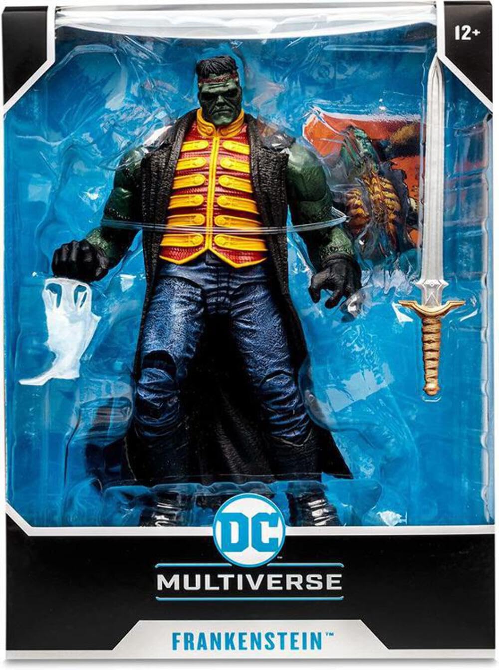 McFarlane Toys DC Comics Collector Megafig WV4 Frankenstein Action Figure - Premium Collectible for DC Fans & Display Shelf Decor