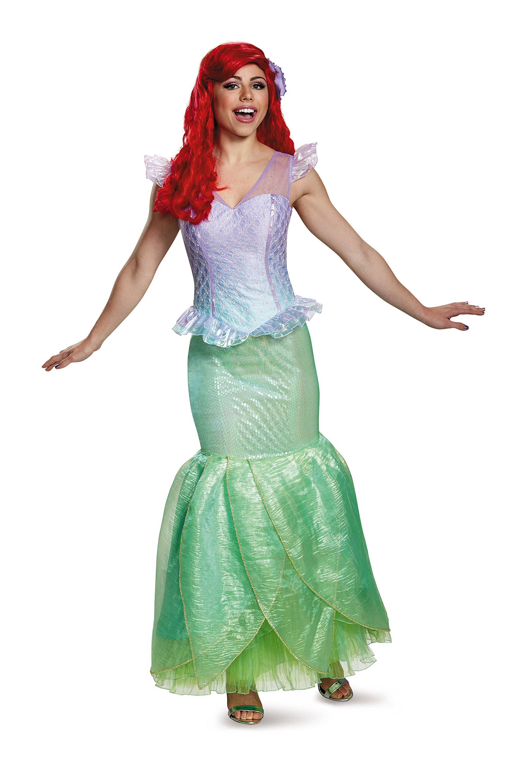 Disney The Little Mermaid Ariel Ultra Prestige Costume for Women - Authentic Halloween, Cosplay & Dress-Up Party Outfit