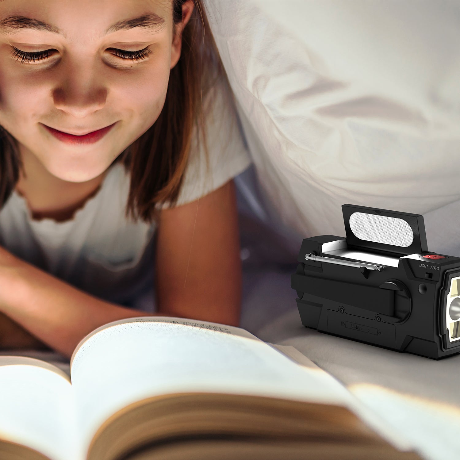 Raddy SW3 Emergency Survival Radio - 5000mAh Power Bank, Hand Crank & Solar Powered, AM/FM/NOAA Weather Alert Radio for Outdoor Camping, Hiking, and Emergency Preparedness