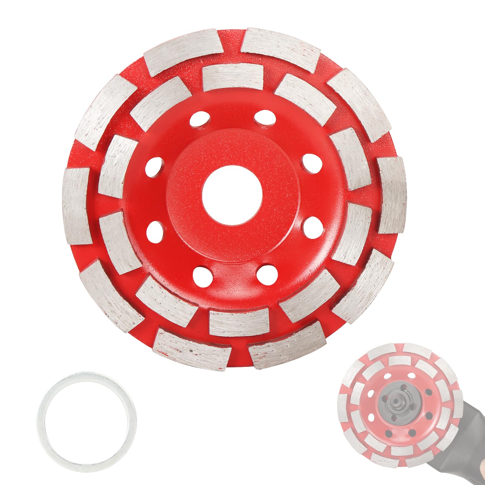 4.5 Inch Diamond Concrete Grinding Wheel for Angle Grinder - 7/8