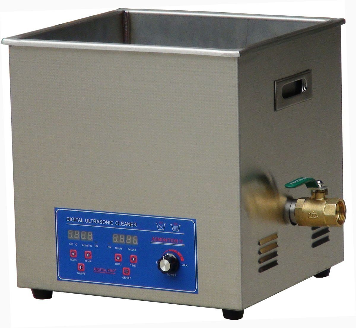 MXBAOHENG KS-080AL 20L Industrial Ultrasonic Cleaner - 110V Commercial Jewelry, Watch & Eyeglass Cleaning Machine with Basket | Perfect for Jewelry Stores, Watch Repair Shops & Optical Labs