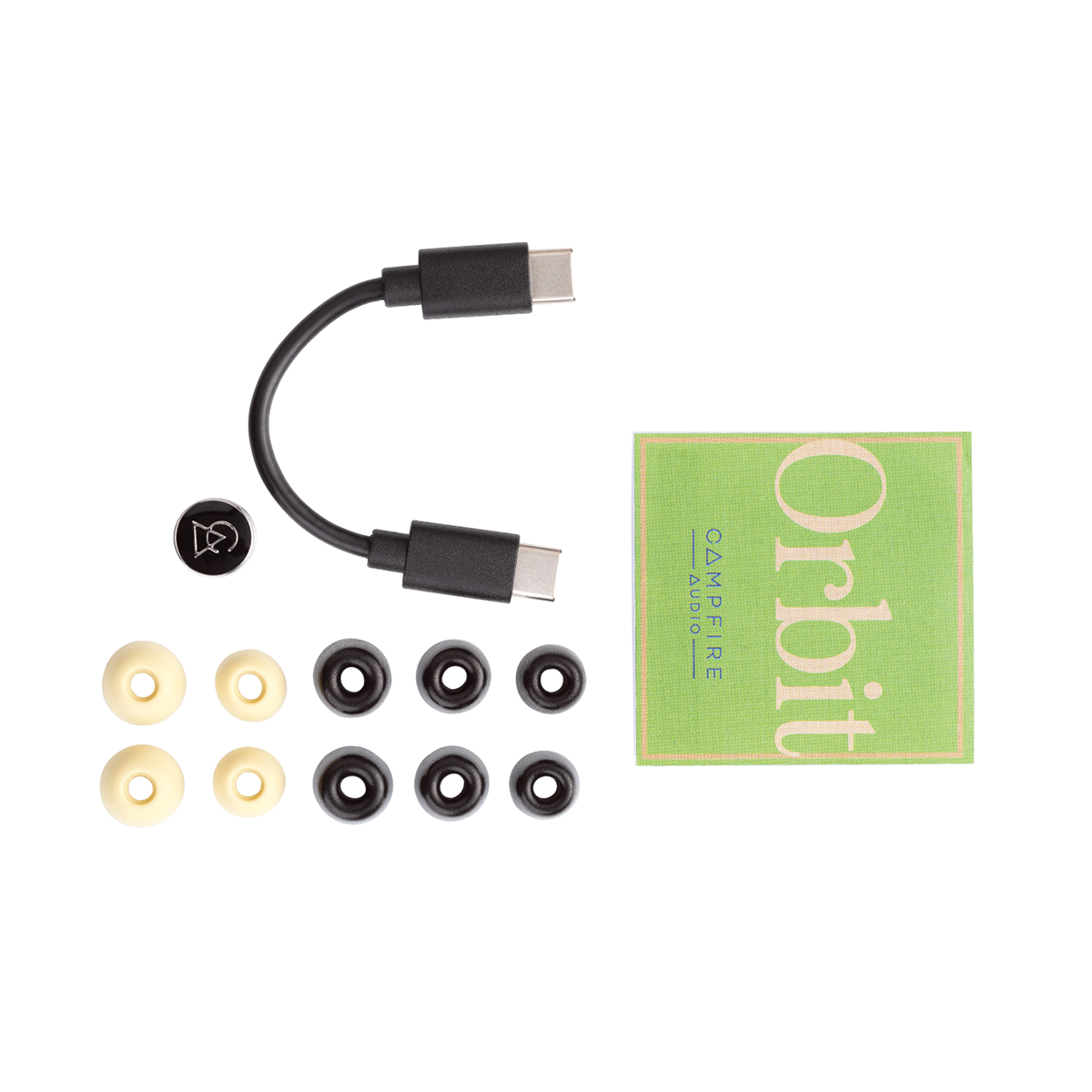 Campfire Audio Orbit True Wireless Earbuds (2023) - Hi-Fi Sound, Noise Cancelling, Bluetooth 5.2 - Perfect for Gym, Travel & Commuting