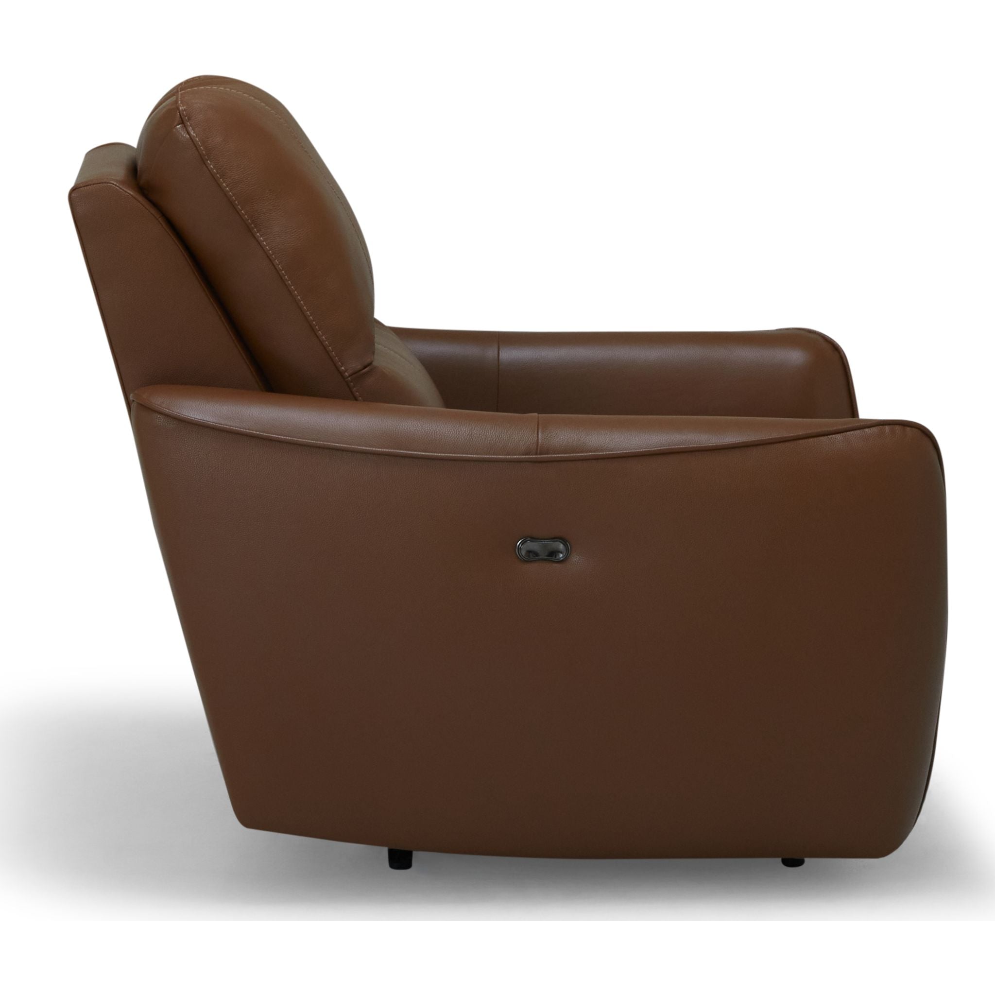 Arlo Power Wall Hugger Recliner Chair - Valencia Biscotti Fabric - Modern Space-Saving Reclining Chair for Living Room, Home Theater & Small Spaces