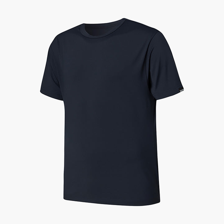 Ice Feather Muscle Fit Short Sleeve T-Shirt for Men - Gym Workout, Running & Casual Wear - Moisture Wicking & Breathable Activewear