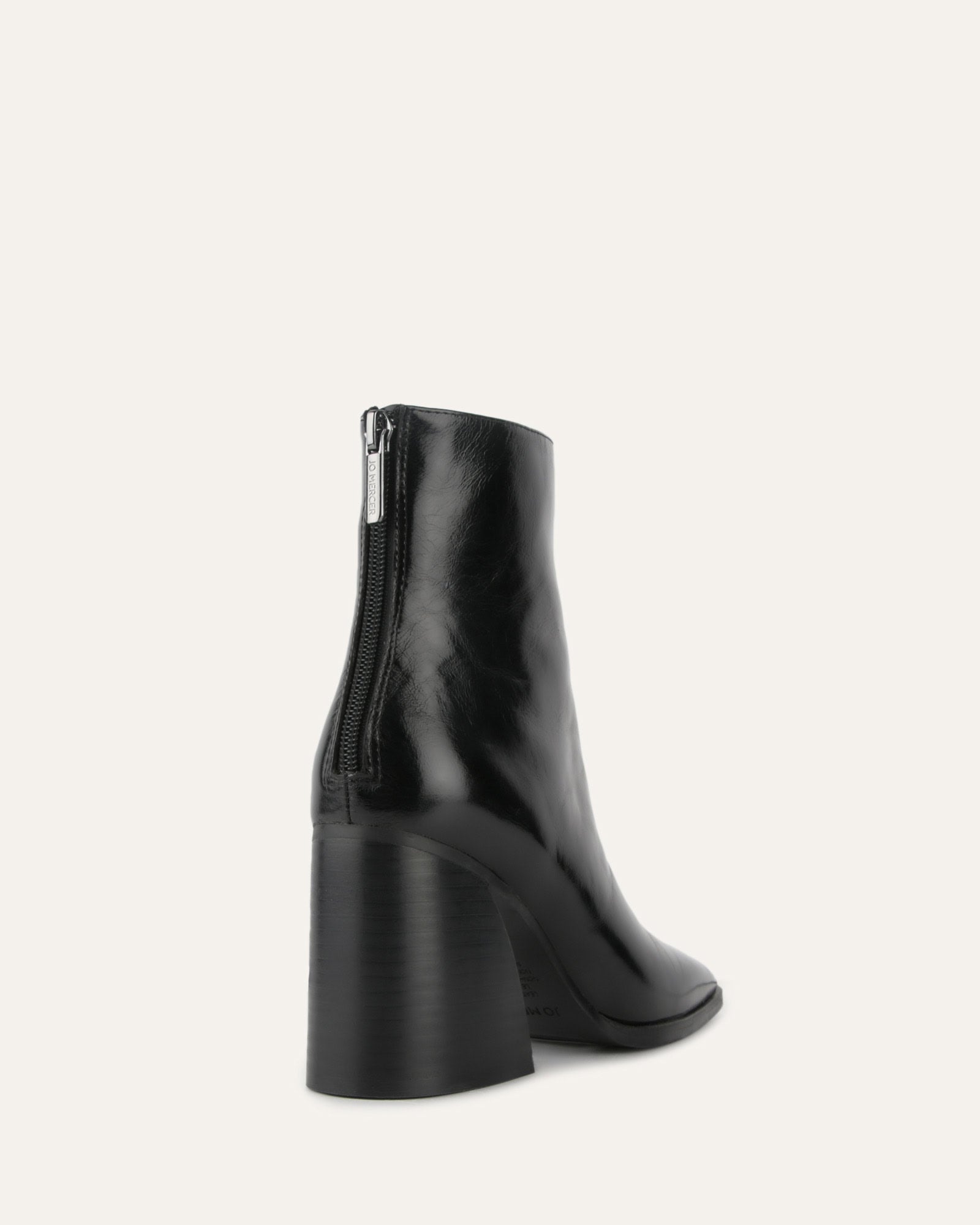 Hattie Black Leather High Ankle Boots for Women - Stylish & Comfortable Fall Winter Fashion Booties for Casual Outfits, Office Wear & Night Out