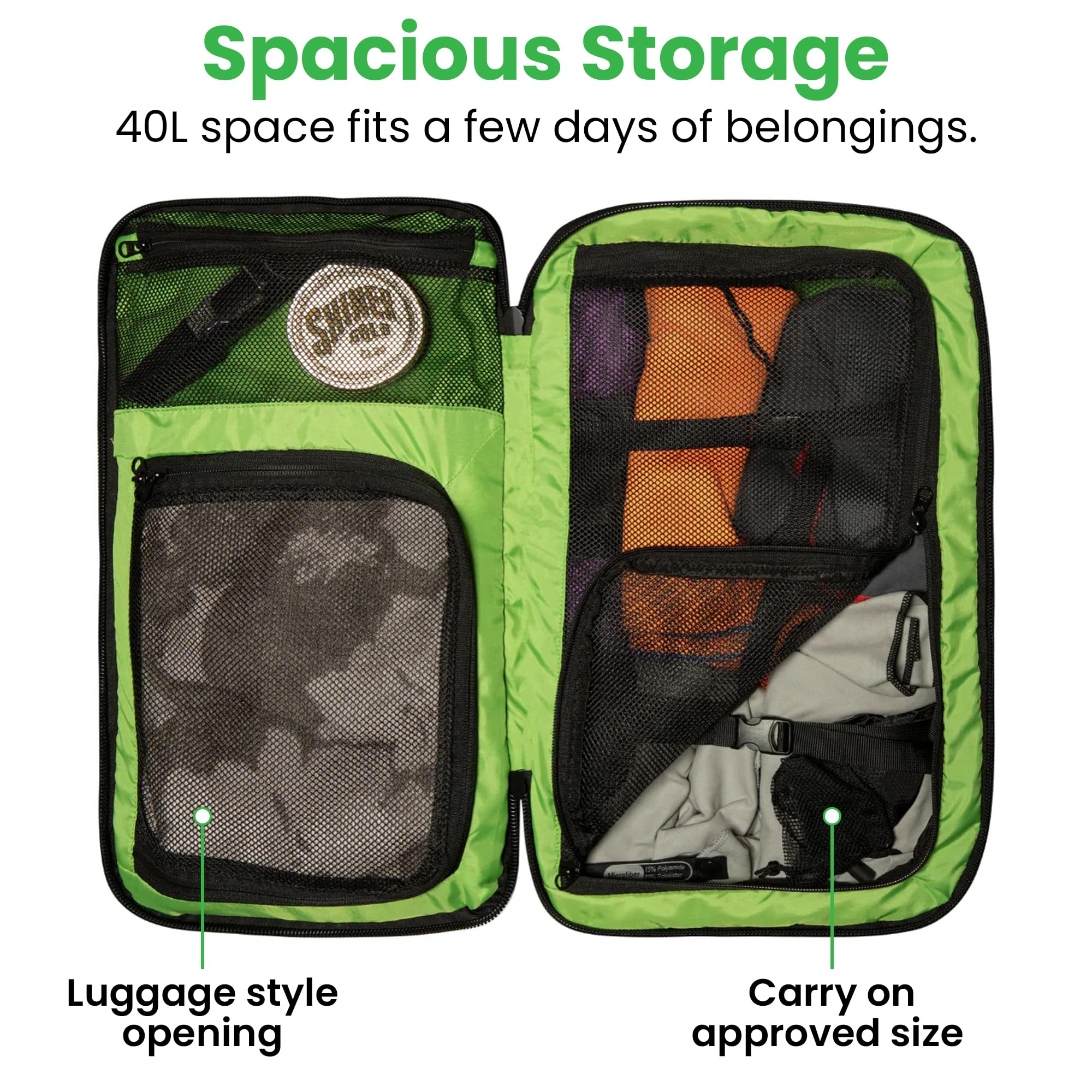 COR Surf Travel Backpack - TSA Approved Carry On Laptop Backpack for Men & Women with USB Charging Port & Hidden Passport Pockets | Perfect for Island Hopping, Business Trips & Airplane Travel