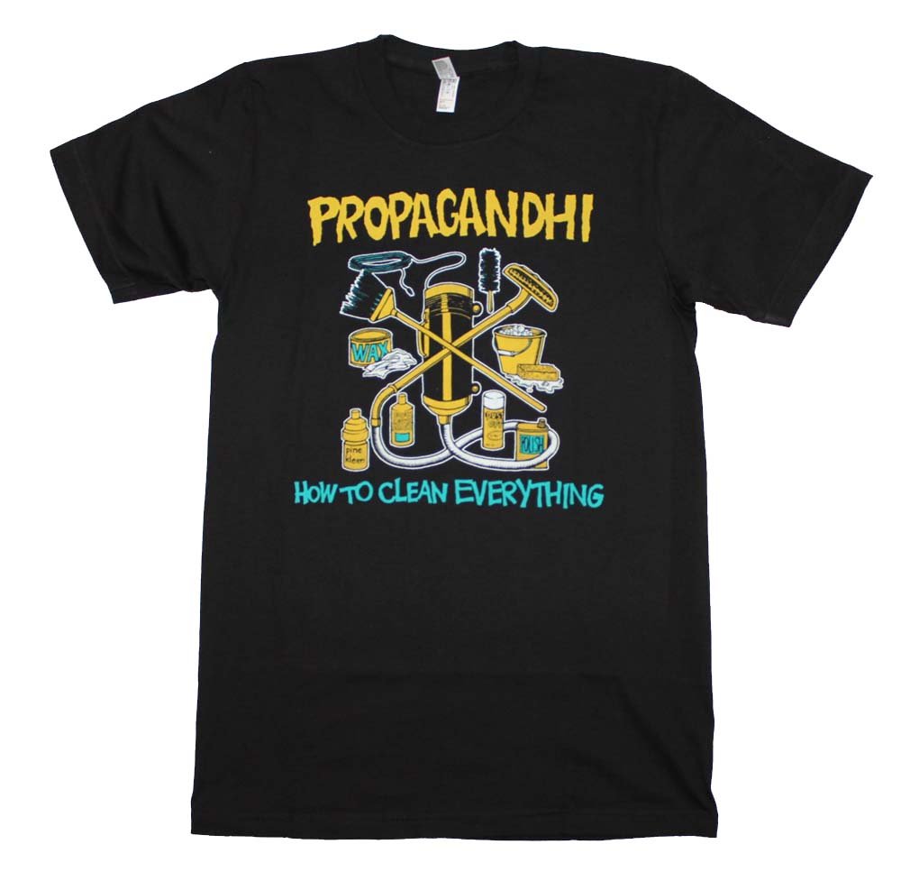 Propagandhi - Men's How to Clean Everything Band T-Shirt | Punk Rock Music Tee for Concerts & Casual Wear