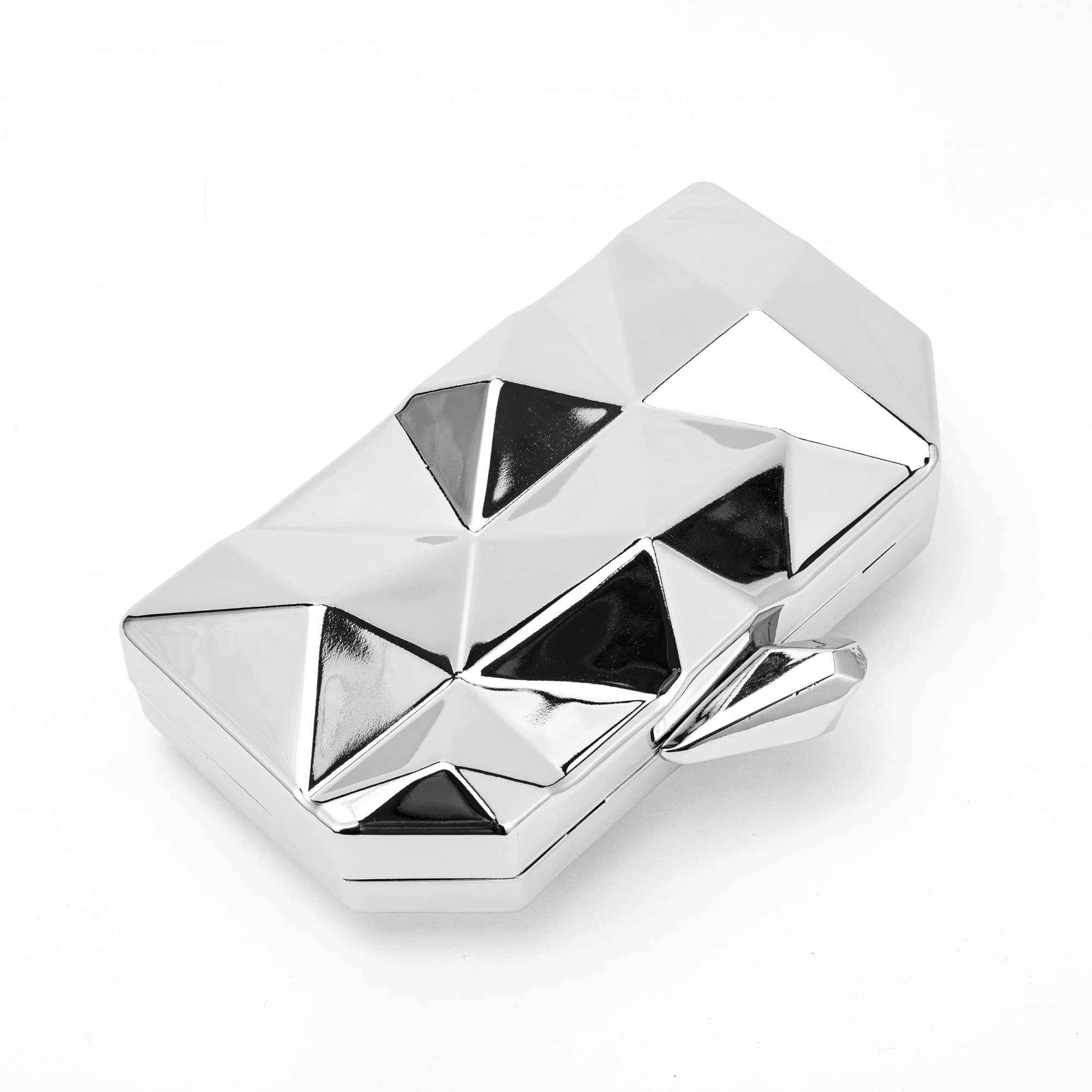 Geometric Crossbody Bag for Women - Party Wedding Clutch with Chain