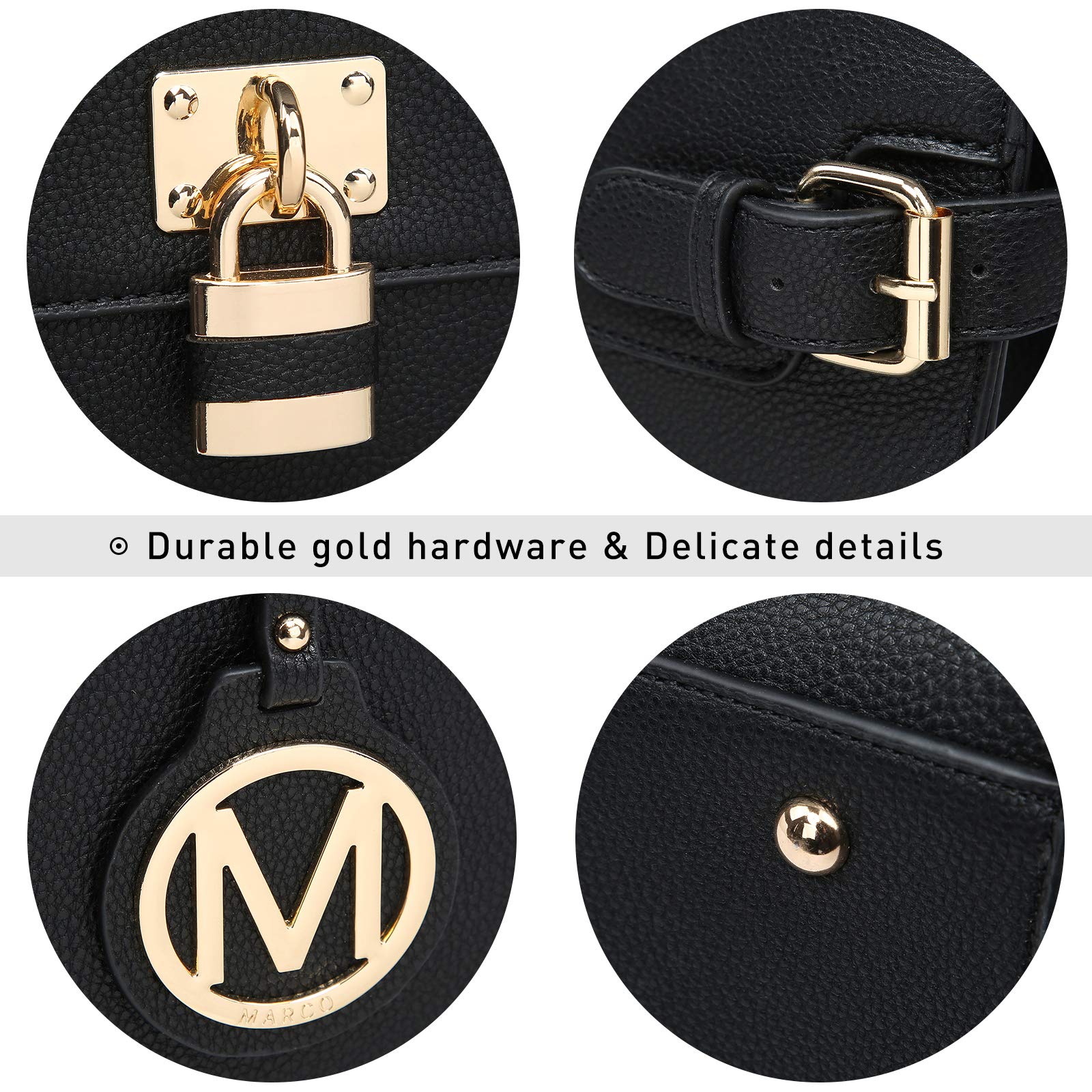 Stylish Women's Handbags & Purses - Fashion Satchel Tote Work Bag with Top Handle & Shoulder Strap + Matching Wristlet - Perfect for Office, Travel & Everyday Use