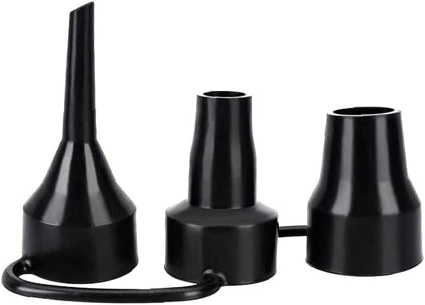 2-Pack Universal Air Pump Nozzle Adapters - 3 Sizes Replacement Inflator Nozzles for Air Mattress, Pool Floats, Inflatables - Durable Plastic Pump Accessories for Quick Inflation (Home, Camping, Travel)