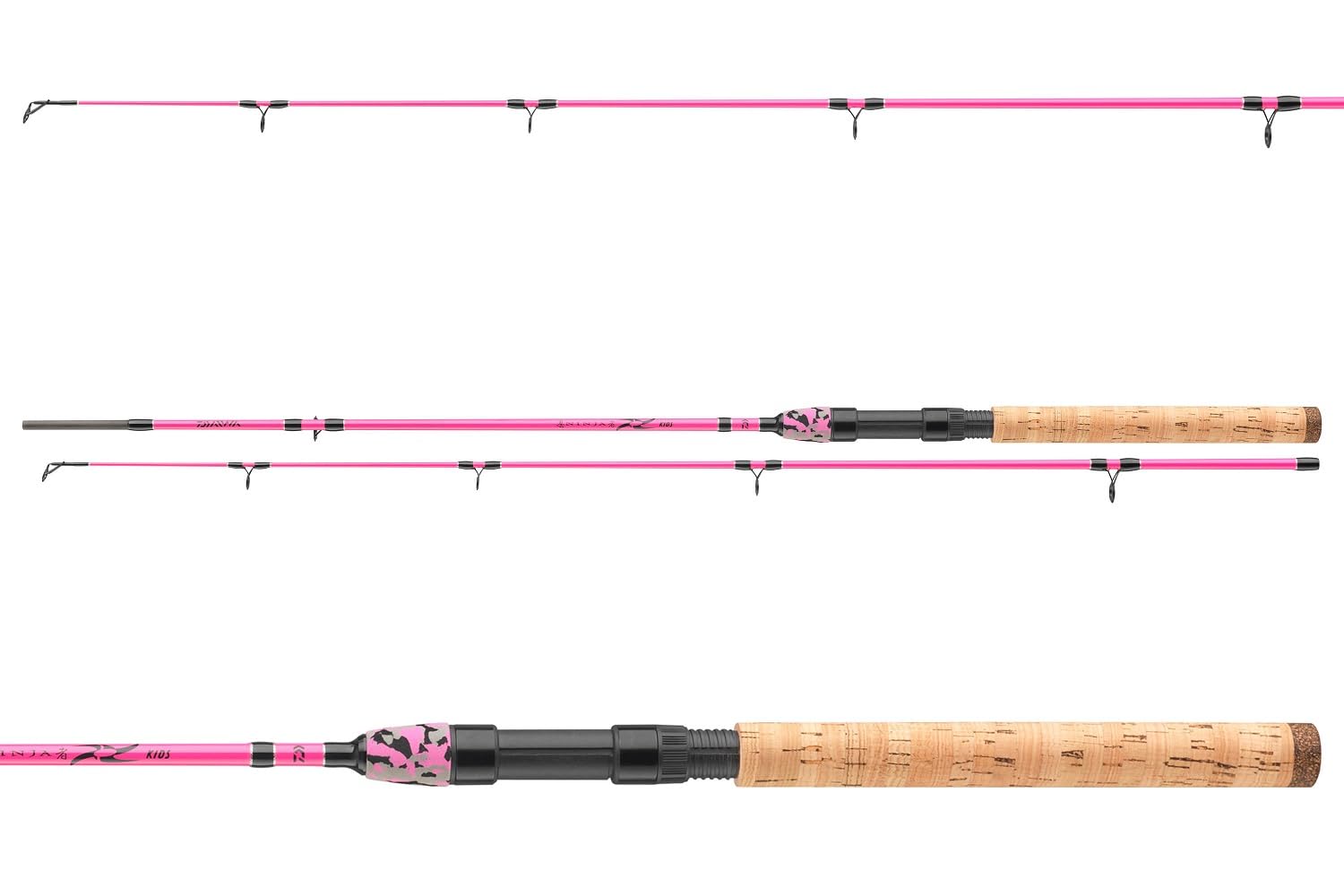 **Daiwa Ninja X Kids Spinning Fishing Rod - Lightweight & Durable for Young Anglers - Perfect for Freshwater Fishing & Outdoor Adventures**