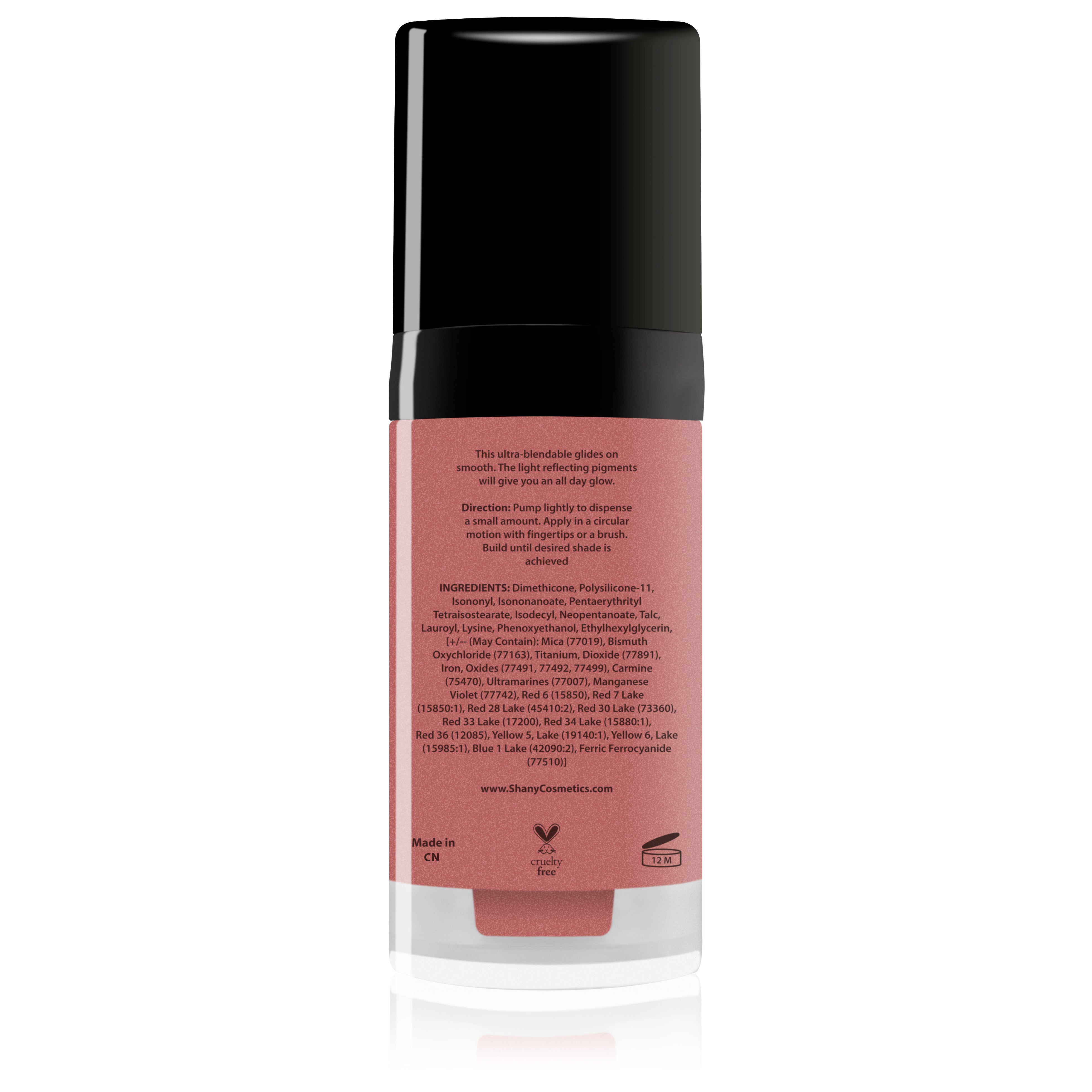 Paraben-Free HD Liquid Cream Blush - Long Lasting Natural Makeup for Cheeks | Perfect for Everyday Wear & Special Occasions