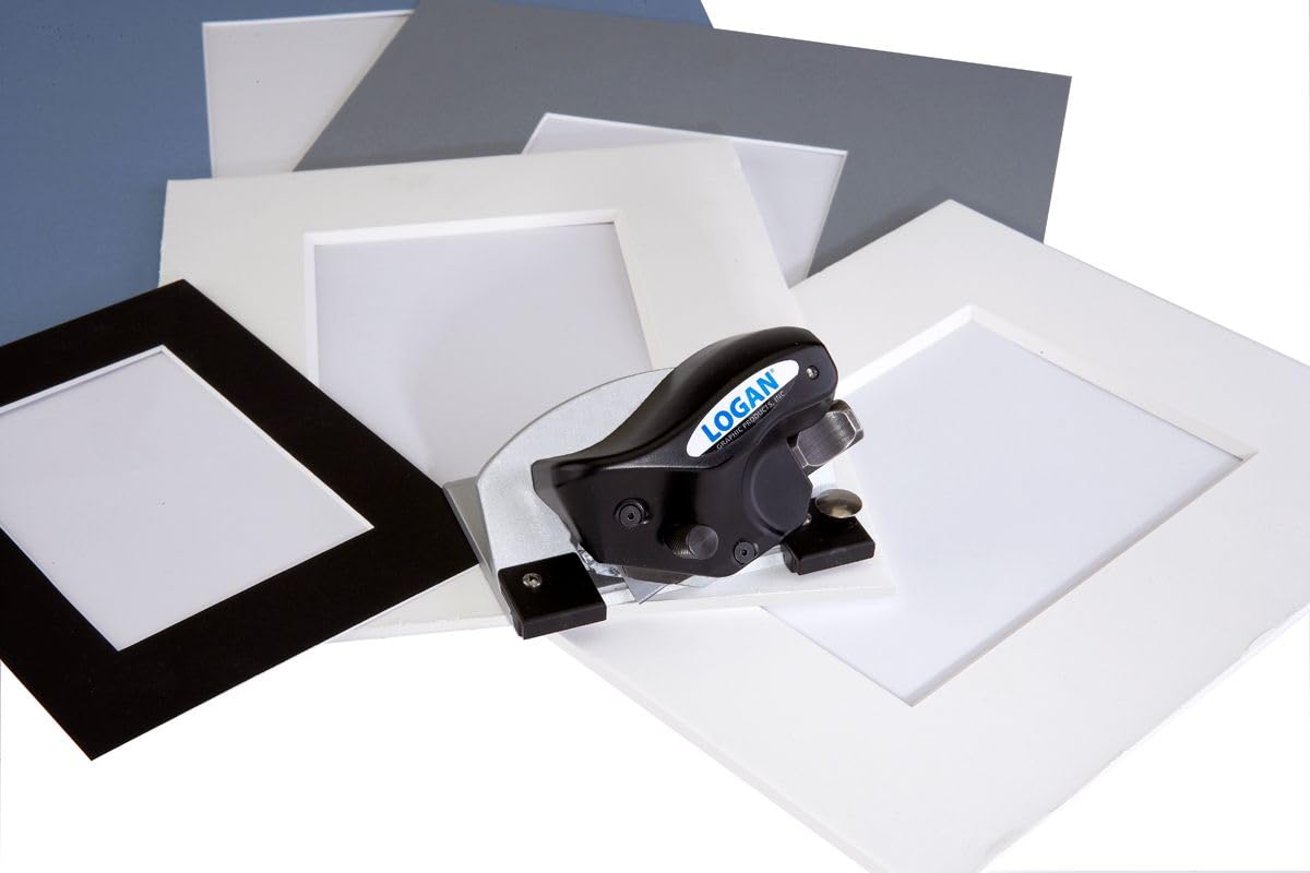 Logan 5000 8-Ply Bevel Mat Cutter - Professional Picture Framing Tool for Artists & Photographers | Perfect for Custom Framing, Scrapbooking & Home Decor Projects