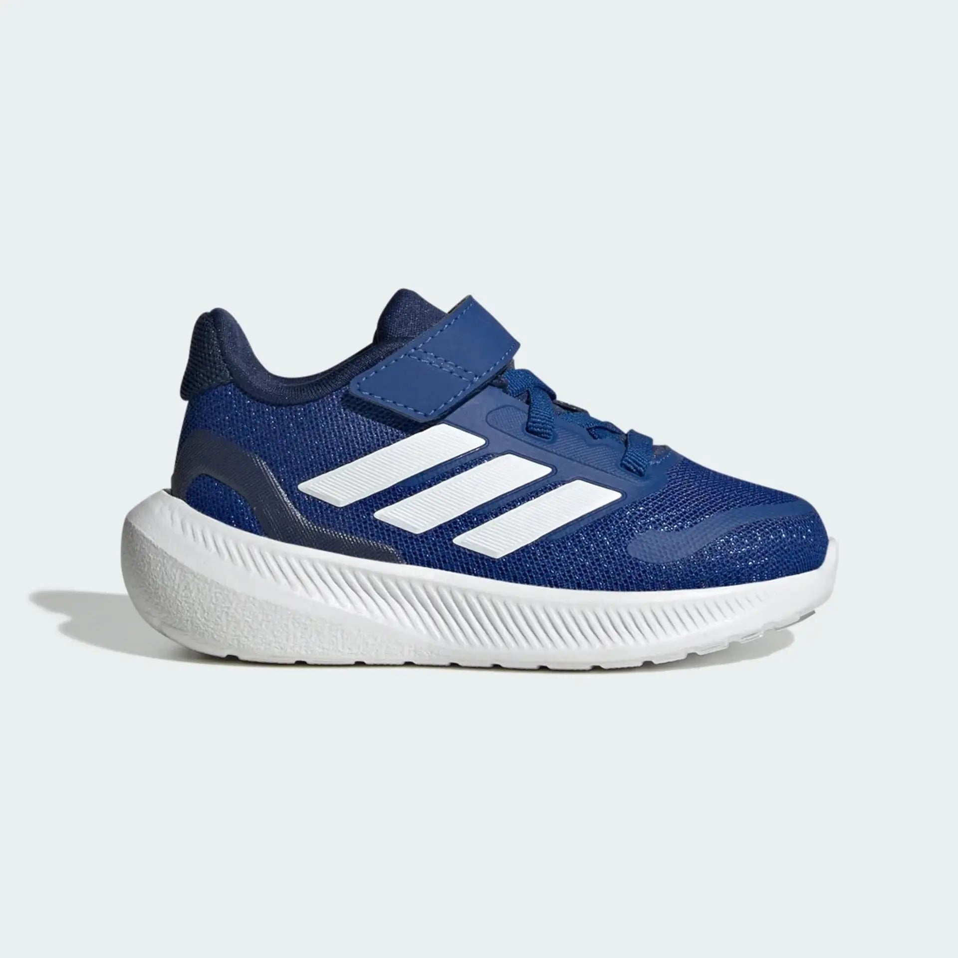 Adidas Kids Runfalcon 5 Hook & Loop Running Shoes - Royal/White | Lightweight & Comfortable for Boys & Girls | Perfect for School, Sports & Daily Activities