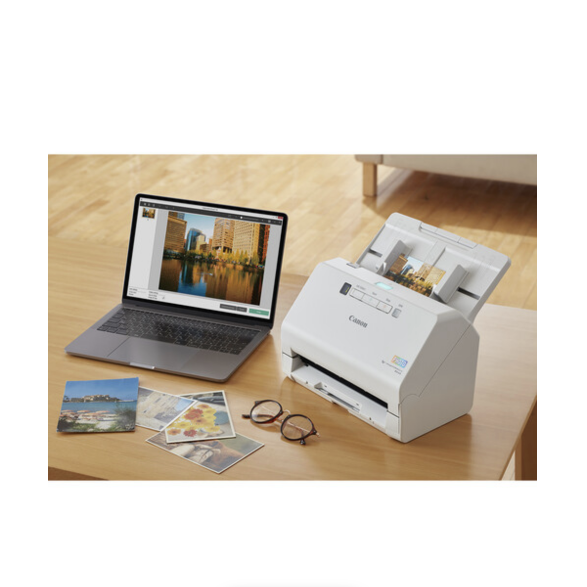 Canon imageFORMULA RS40 High-Speed Photo & Document Scanner with 20ppm - Perfect for Home Office, Business Receipts, and Archiving Family Photos