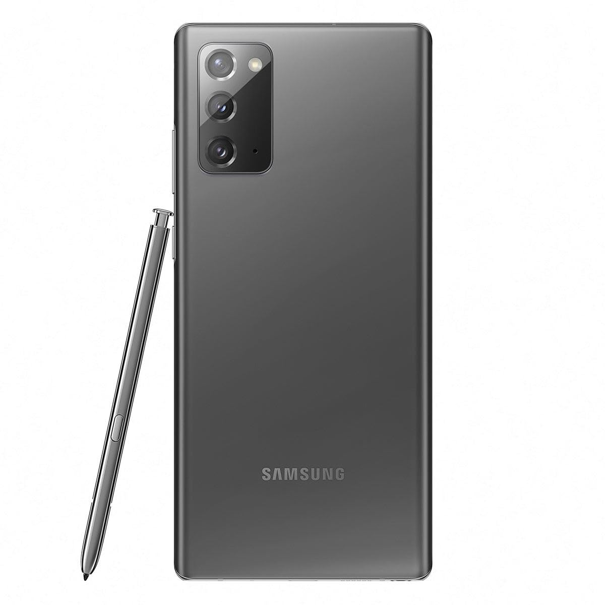 Samsung Galaxy Note 20 5G Unlocked Smartphone - US Version 128GB Storage, Long Battery Life, Mystic Gray (Renewed) | Premium Android Phone for Mobile Gaming, Streaming & Productivity