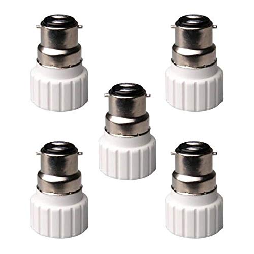 B22 to GU10 Lamp Light Bulb Base Socket Converter Adapter - 5 Pack for Home & Office Lighting Upgrade | Best Price on Aliexpress | Compatible with LED, CFL, Halogen Bulbs