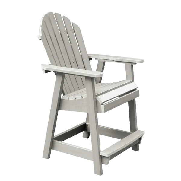 Adirondack Hamilton Outdoor Counter Height Deck Chair - Durable & Comfortable Patio Furniture for Backyard, Poolside, and Garden Relaxation
