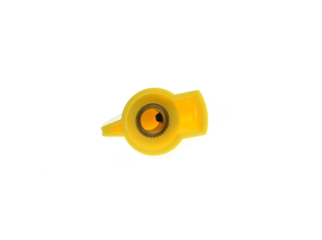 Vintage Raised Set Screw Guitar Amp Knobs - Pack of 12 Chicken Head Effect Pointer Knobs in Yellow | Perfect for Guitar Effects Pedals, Amplifiers & DIY Audio Equipment Upgrades