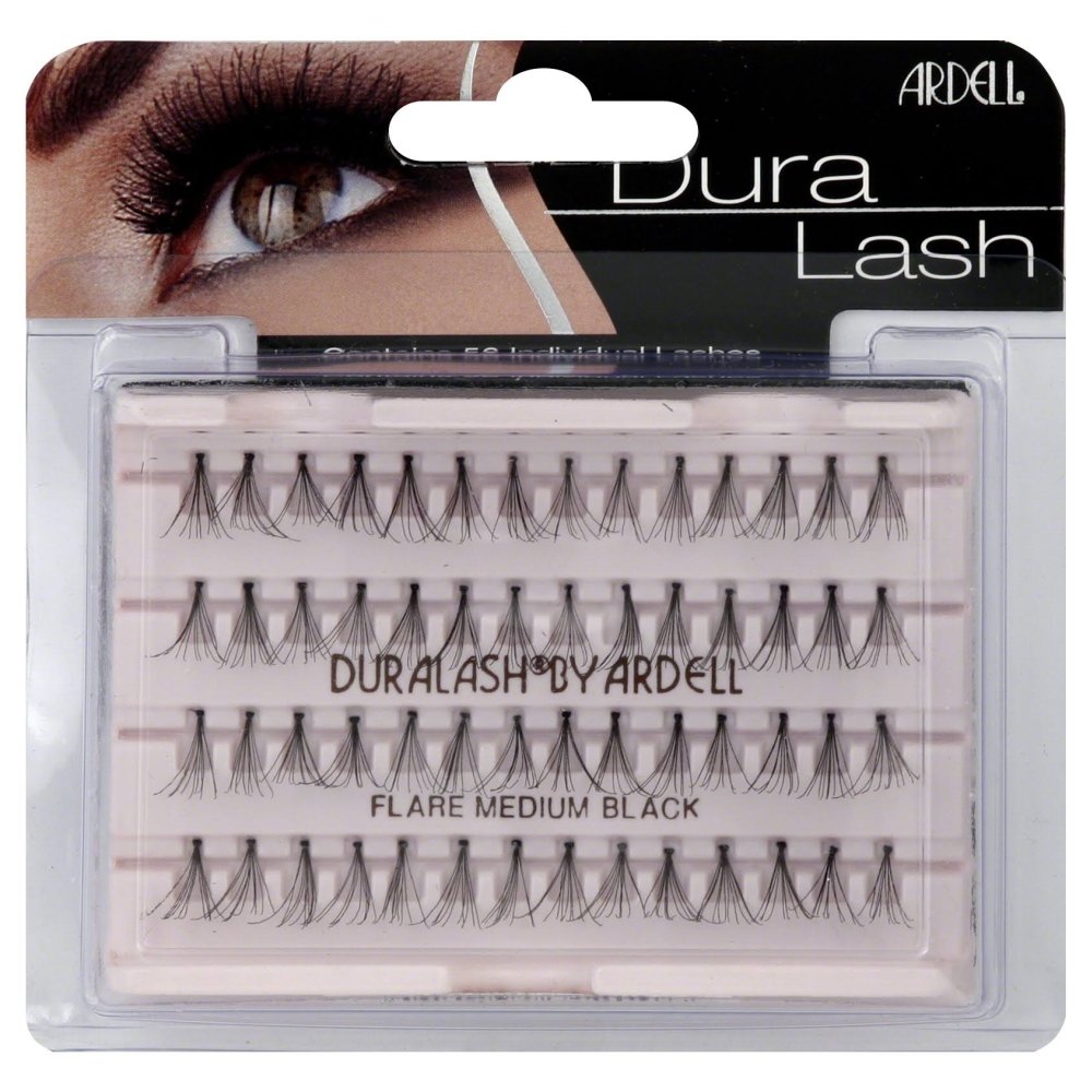 Ardell 30210 Medium Black Duralash False Eyelashes - 3 Pairs Pack | Natural Look for Everyday Wear & Special Occasions