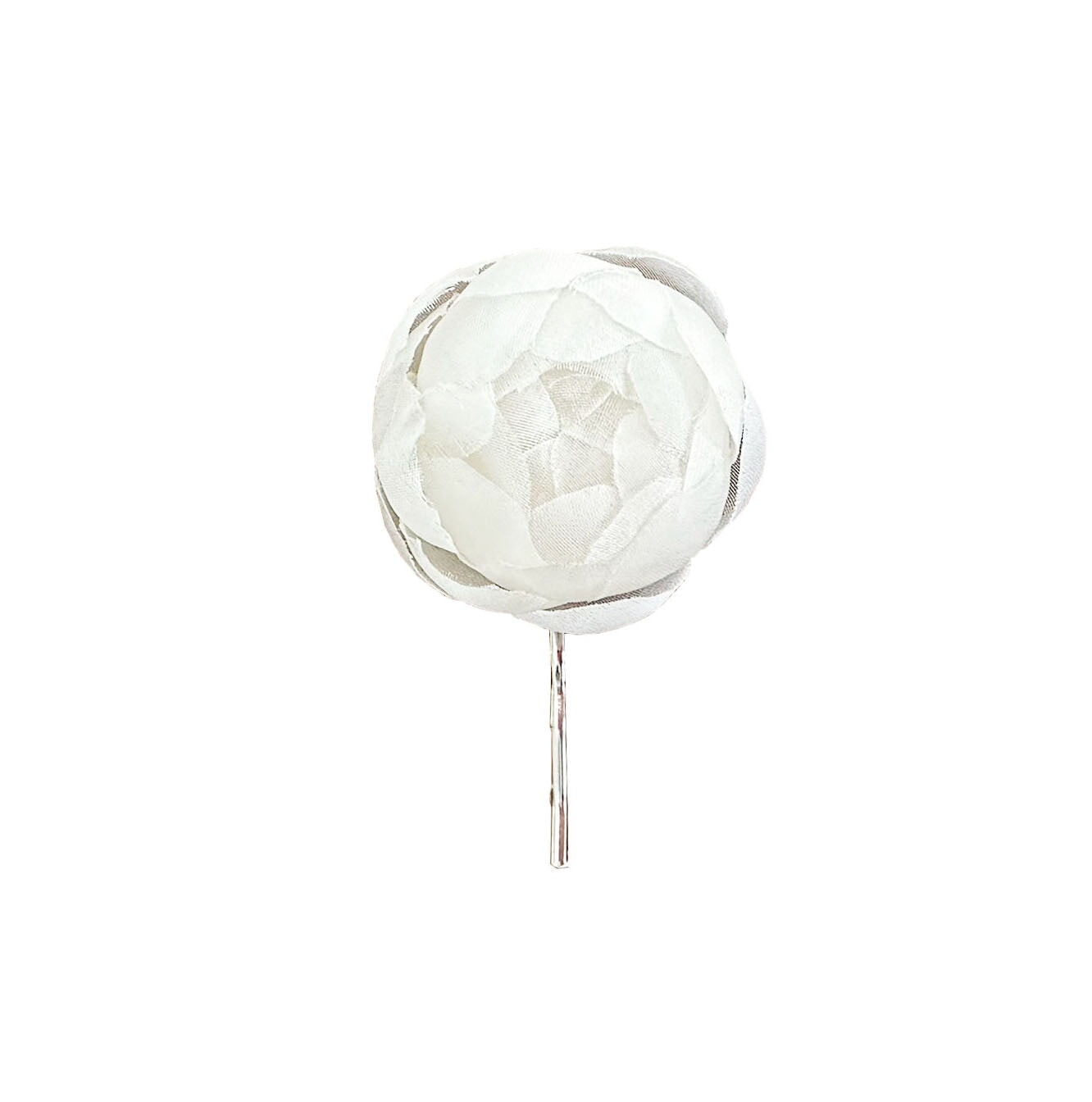 Silk Peony Bobby Pin - Elegant Hair Clips for Women, Non-Slip Hair Accessories for Wedding, Party & Everyday Use