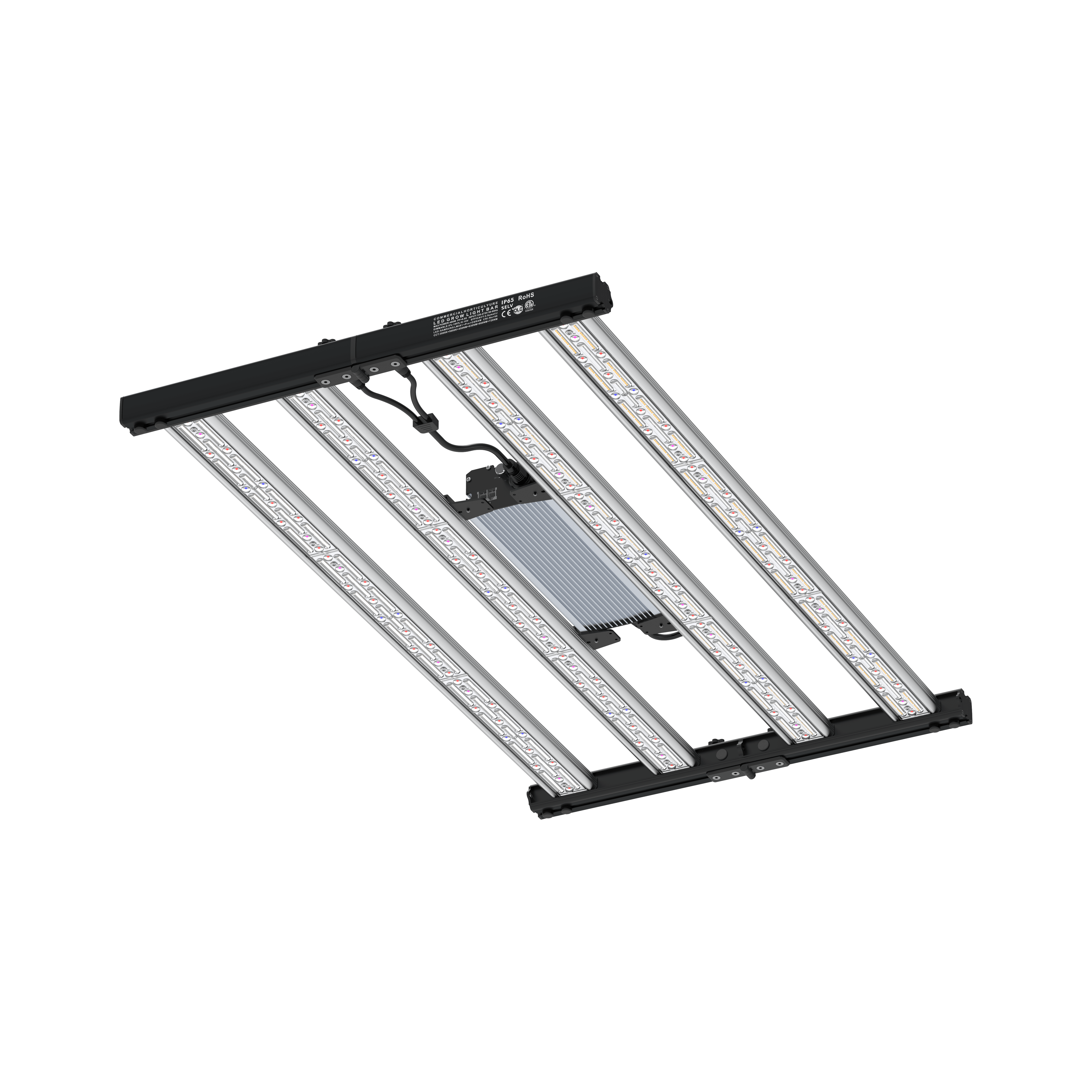 HortiBloom Mega Optic 500W Full Spectrum LED Grow Light for Indoor Plants - Hydroponics, Greenhouse & Home Gardening