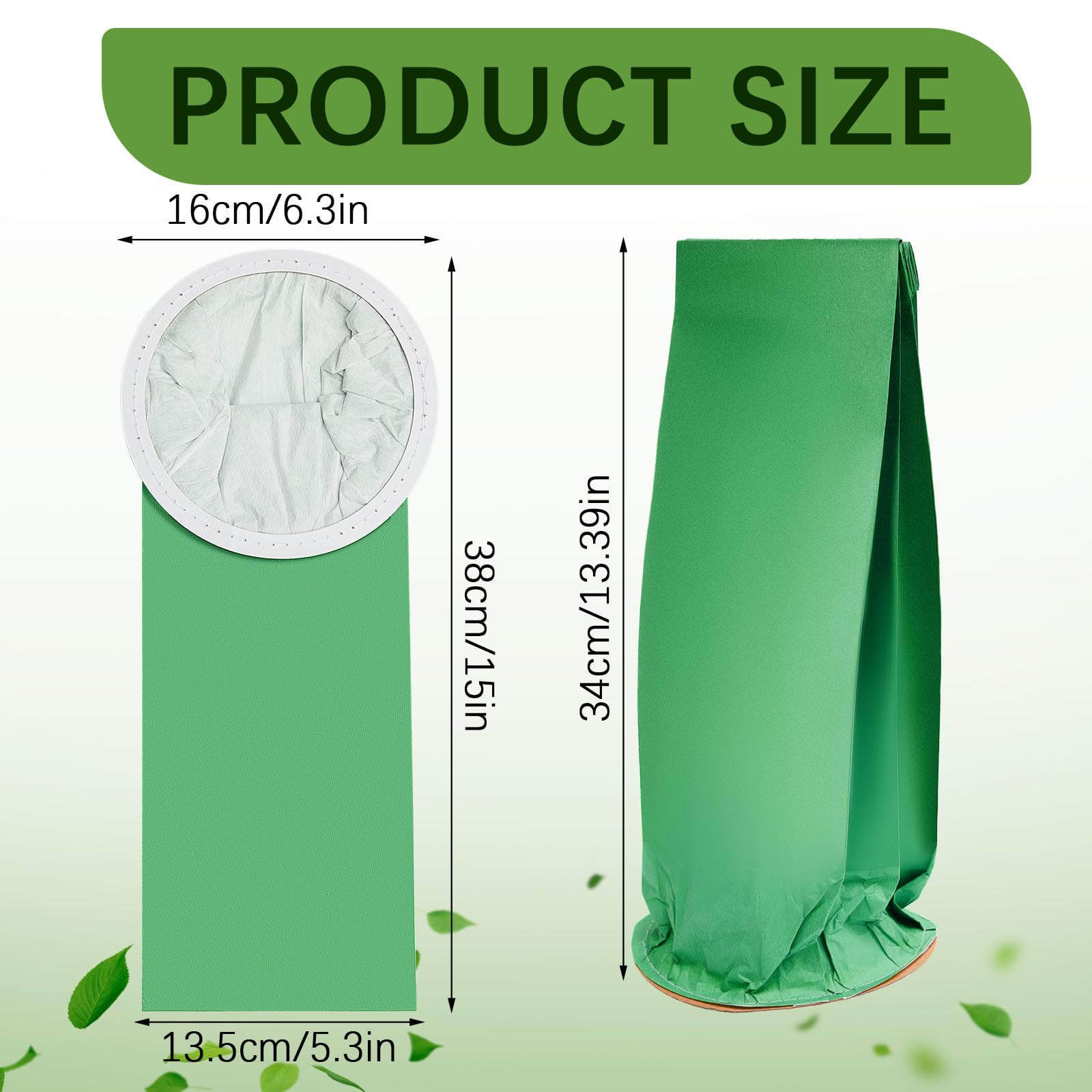 30-Pack Therwen Replacement Backpack Vacuum Bags - 6 qt Round Micro Filter Paper Bags Compatible with ProTeam 100431 & Proteam Vacuum Cleaners | Perfect for Home Cleaning, Office Maintenance & Commercial Use