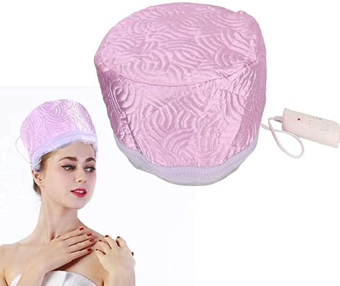 ZILLITOYIN Hair Steam Cap for Deep Conditioning - Professional Home Hair Spa Steamer with Heat Therapy for Moisturizing & Nourishing - Perfect for Hair Treatments, Deep Conditioning & Scalp Care