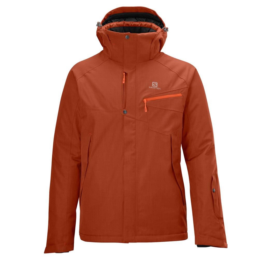 Salomon Men's Waterproof Insulated Winter Jacket - Lightweight Windproof Ski Coat for Hiking & Outdoor Adventures