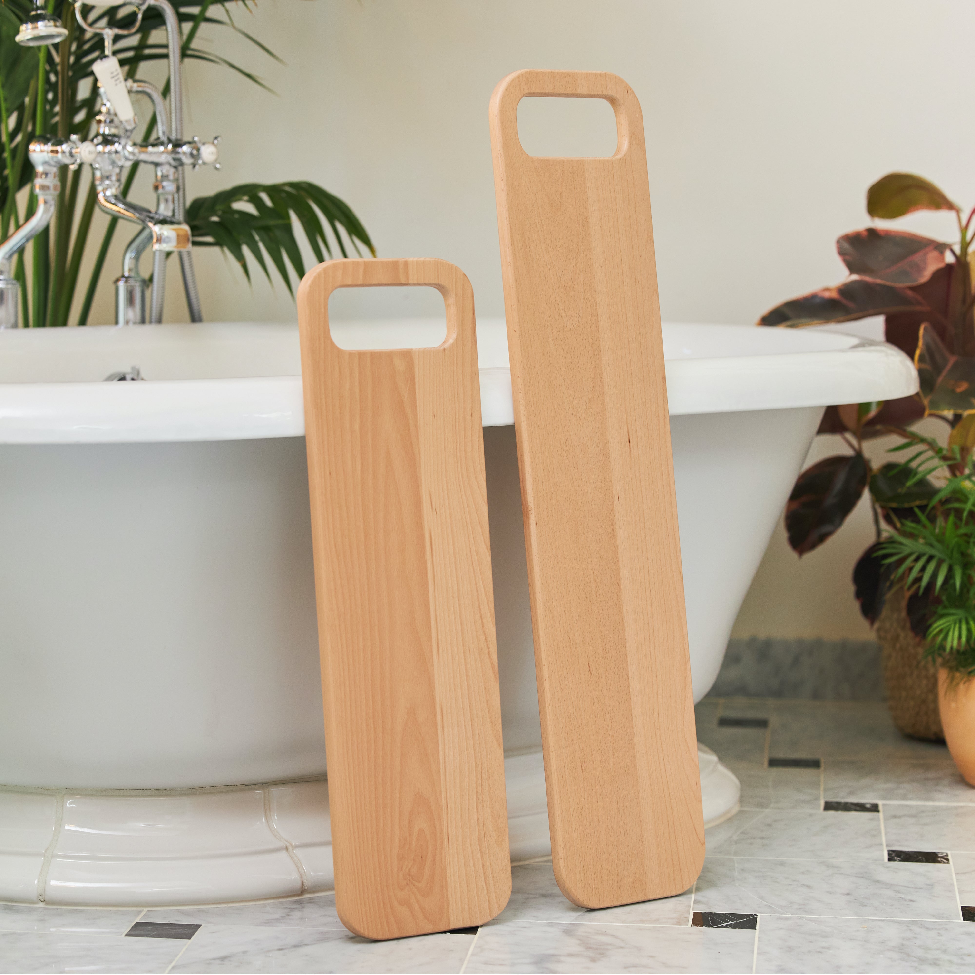 Premium Bamboo Bathtub Tray with Wine Glass Holder & Book Stand - Perfect for Relaxing Bath Time, Spa Days & Self-Care Moments