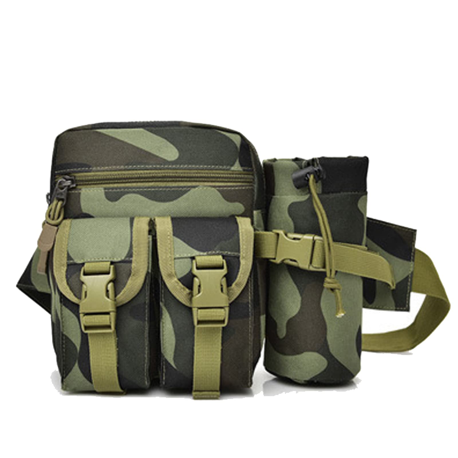 QIANJINGCQ Tactical Shoulder Bag - Waterproof Multifunctional Waist Pack for Cycling, Hiking, Fishing & Outdoor Activities | Perfect for Hydration Storage & Gear Organization