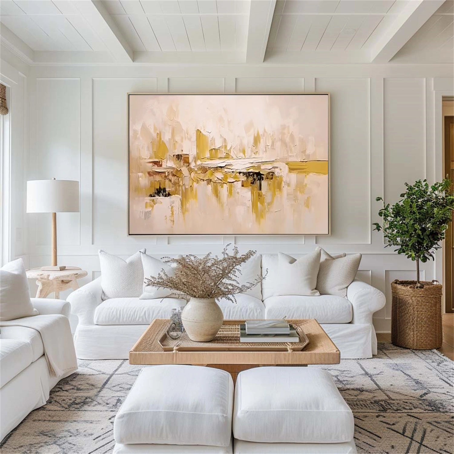 Abstract Painting #AB 261 - Modern Wall Art for Home & Office Decor - Perfect for Living Room, Bedroom or Workspace