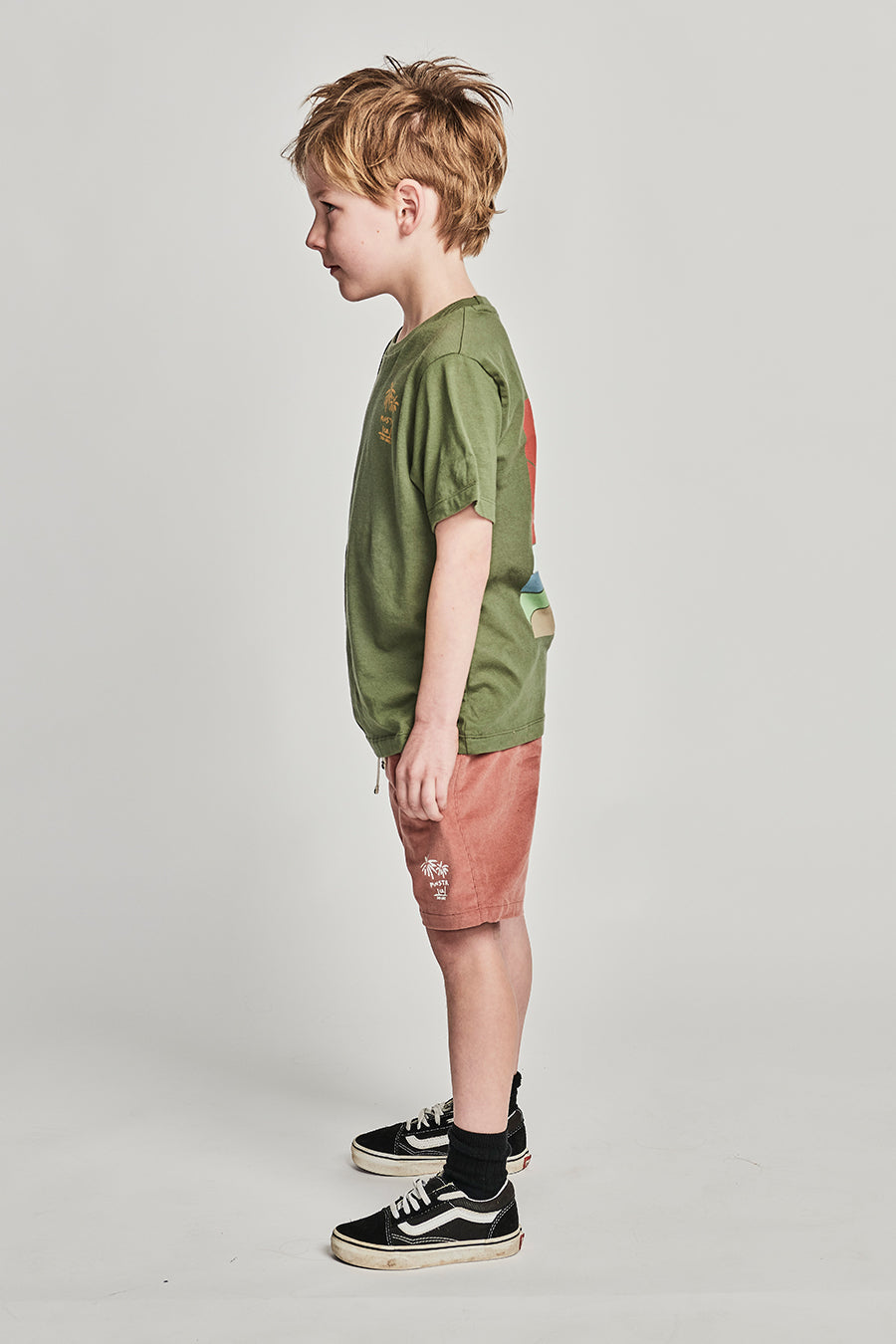 Boys Graphic T-Shirt - Munster Kids Sunset Olivine Design | Soft Cotton Tee for Casual Wear & Everyday Outfits