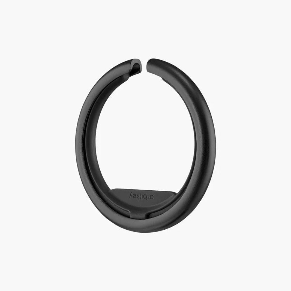 Orbitkey Key Organizer Ring - Holds Up to 10 Keys, Premium Minimalist Keychain (Black) - Perfect for Home, Office & Travel Organization