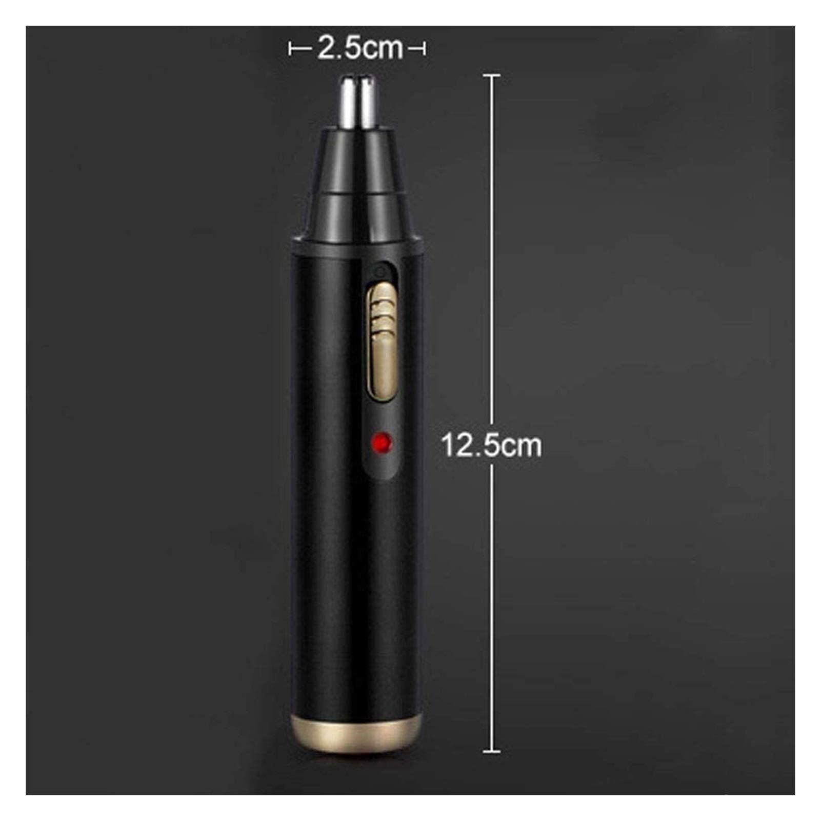 Rechargeable Nose and Ear Hair Trimmer for Men - Wet & Dry Use, Easy to Clean Grooming Kit for Personal Hygiene at Home or Travel