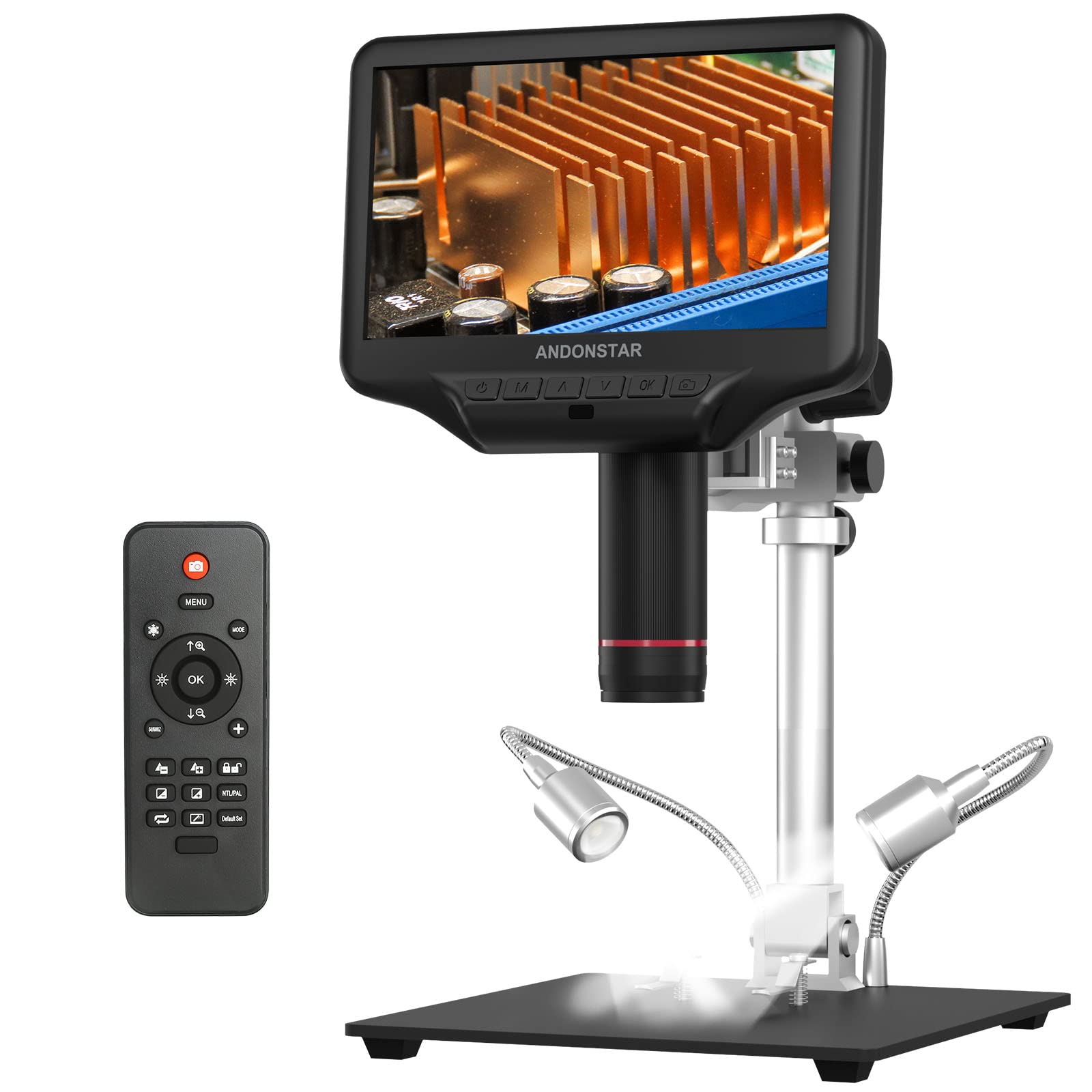 Andonstar AD407 Pro 2160P 3D HDMI Digital Microscope with Metal Stand - 7