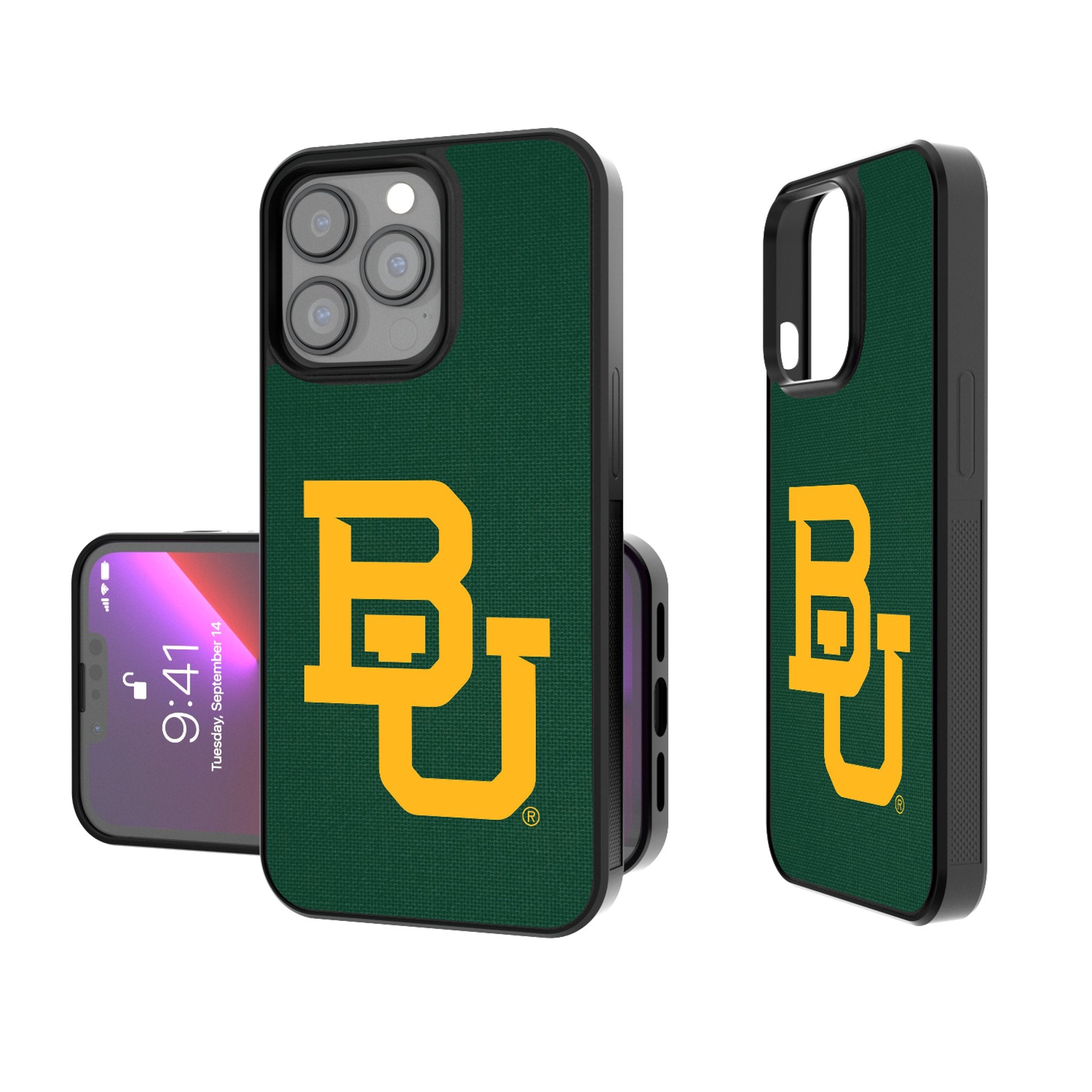 Baylor University Bears Solid Bump Shockproof Phone Case - Durable Protection for iPhone & Samsung - Perfect for Game Day & School Spirit