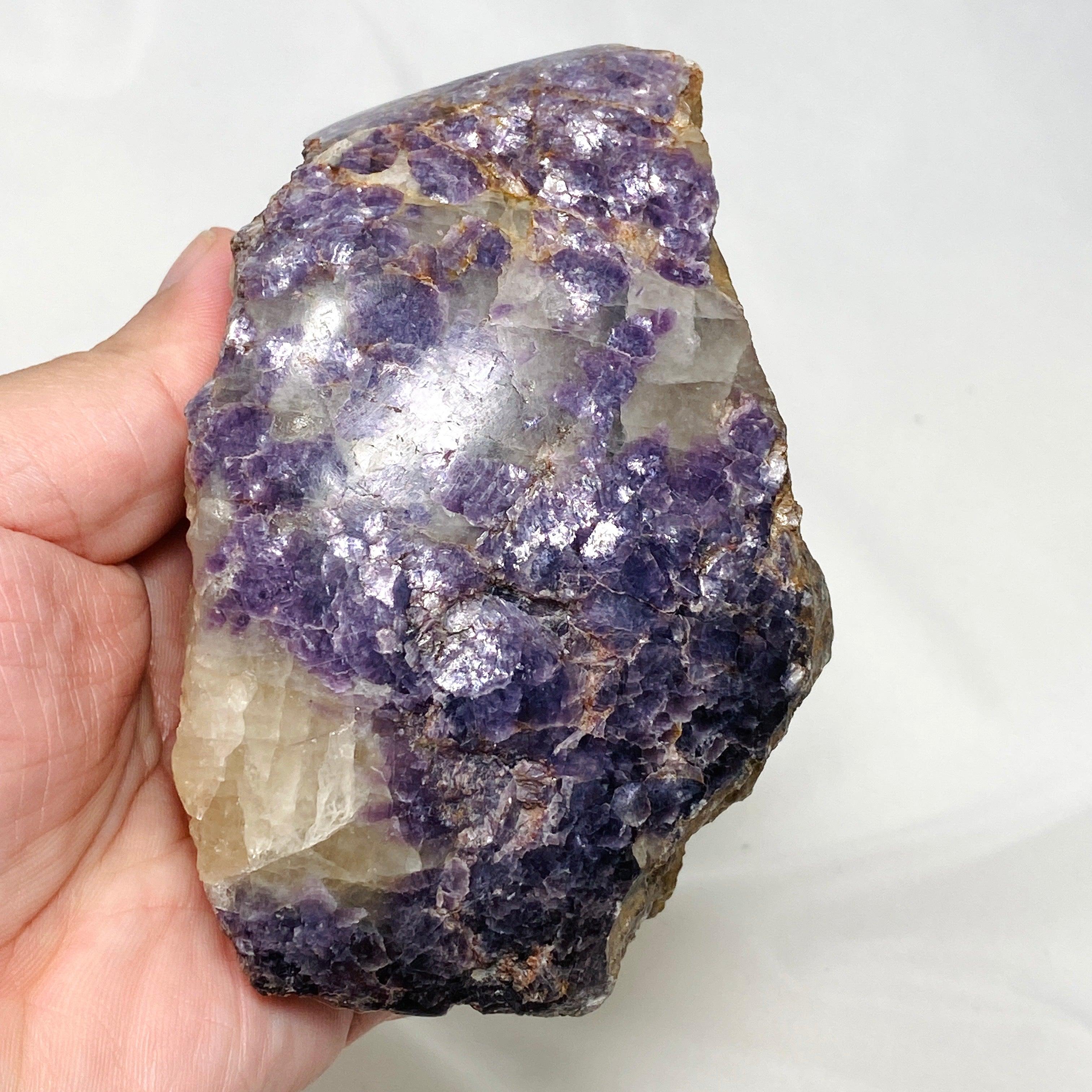 Silver Leaf Lepidolite CR3567 - Natural Healing Crystal for Stress Relief & Emotional Balance | Perfect for Meditation, Home Decor & Jewelry Making