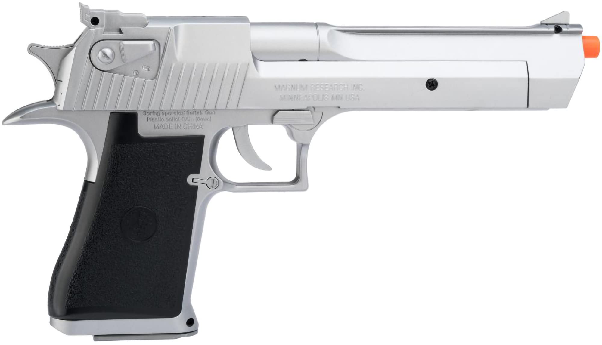 DE Licensed Magnum 44 Airsoft Pistol (Silver) - High Performance CO2 Airsoft Gun for Target Practice, Training & Airsoft Battles | Perfect for Outdoor Games, Tactical Training, Collectors & Survival Gear | Great for Backyard Shooting, Military Simulation & Airsoft Competitions | Ideal for Home Defense Practice, Airsoft Tournaments & Tactical Gear Enthusiasts