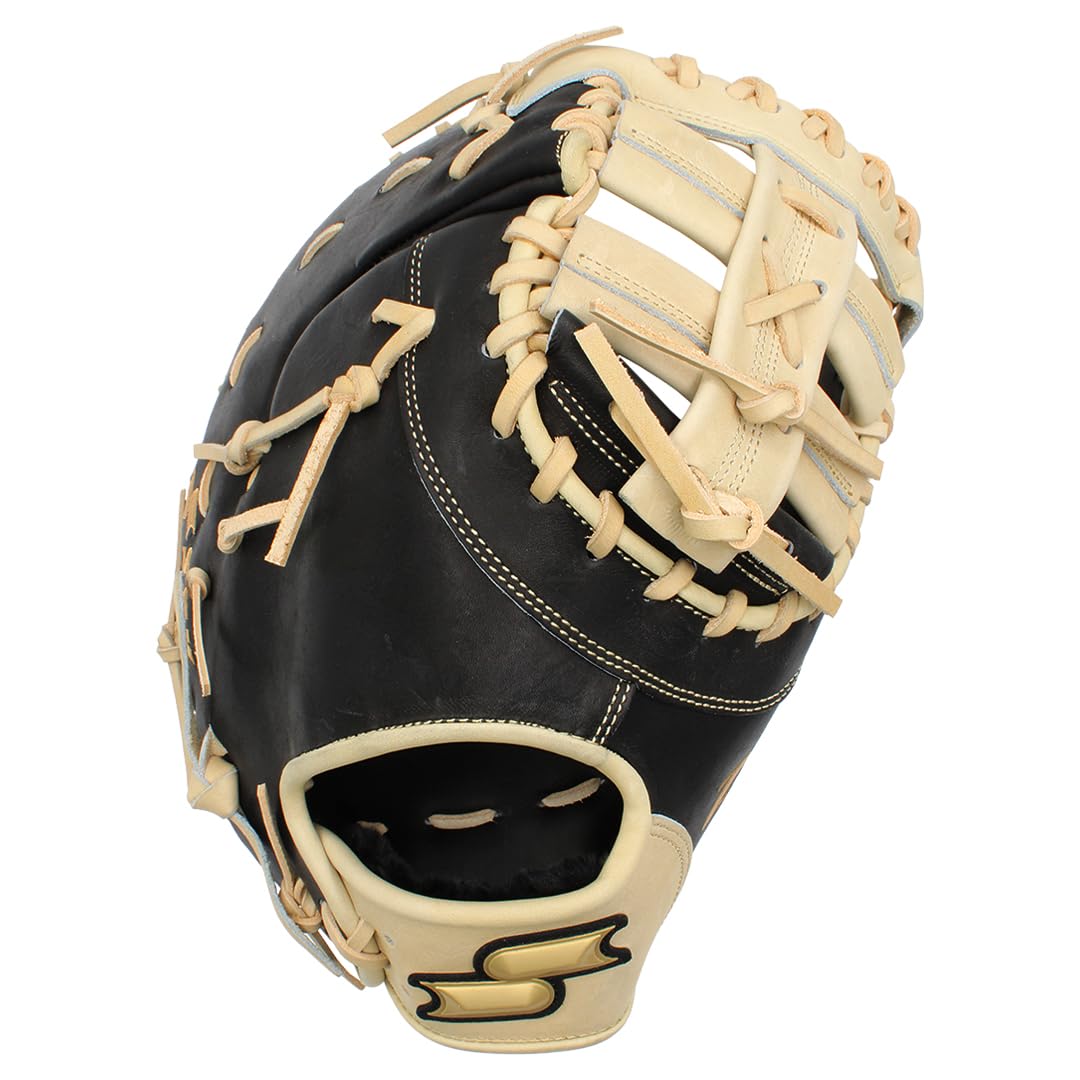 Z7 Specialist Baseball First Base Mitt – 12.5” to 13” – Right & Left Hand Throw – Premium Leather Glove for Baseball Players & Coaches – Ideal for Training, Games & Fielding Practice