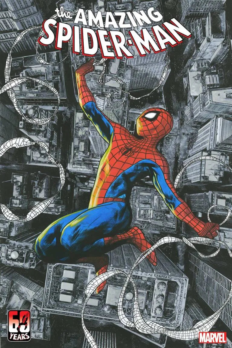 Amazing Spider-Man #1 1:25 Travis Charest Variant Cover - Marvel Comics (April 2022) - Collectible for Fans, Display & Investment