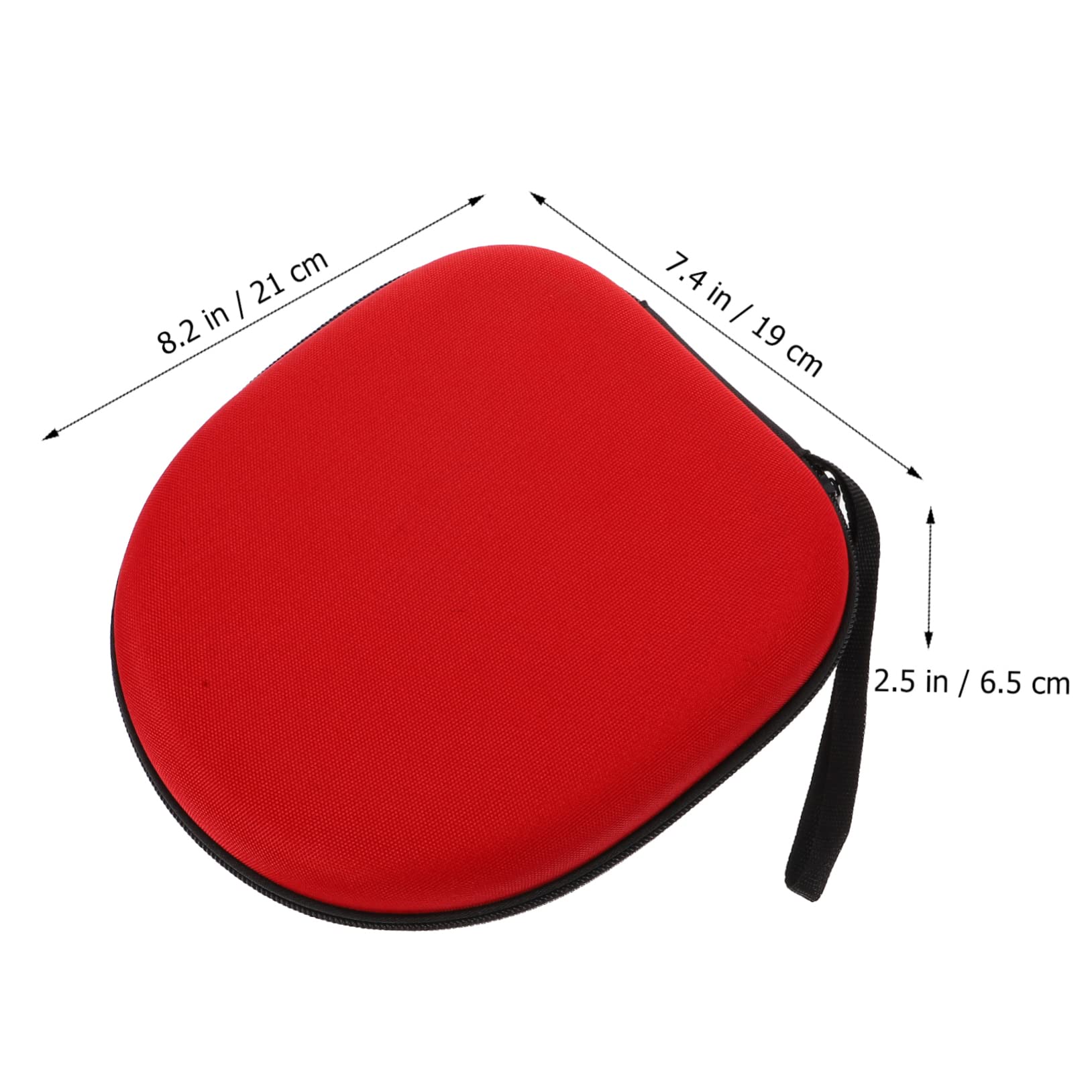 DOITOOL 3-Pack Premium Headphone Storage Bags for Gaming Over-Ear Headphones - Durable Travel Carry Case with Soft Lining (Red) - Perfect for Travel, Office, and Home Organization
