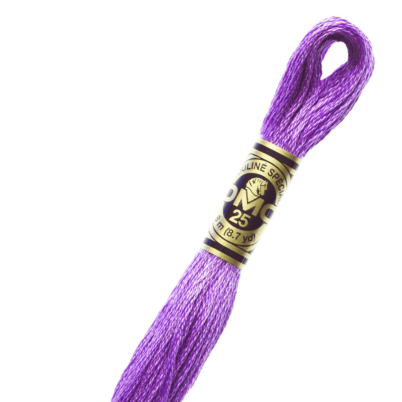 DMC 208 Cotton Embroidery Floss - 6 Stranded Premium Thread for Cross Stitch, Needlework & Hand Embroidery - Perfect for DIY Crafts, Scrapbooking & Home Decor Projects