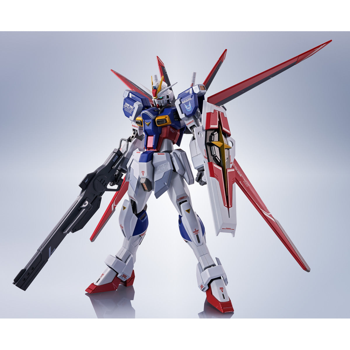 Bandai Metal Robot Spirits Gundam Seed Freedom Force Impulse Gundam Spec II Action Figure - High-Quality Collectible Model Kit for Anime Fans & Display