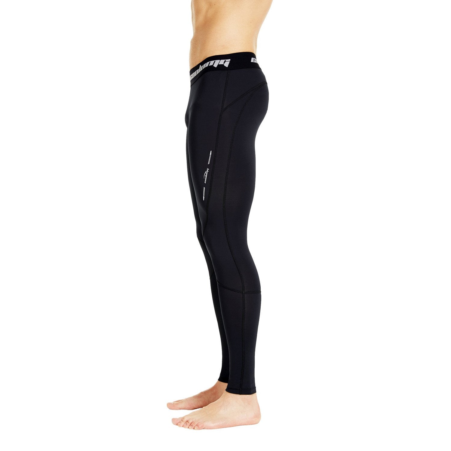 Best Black Compression Pants for Men & Women - High Performance Workout Tights for Running, Yoga, Gym & Sports