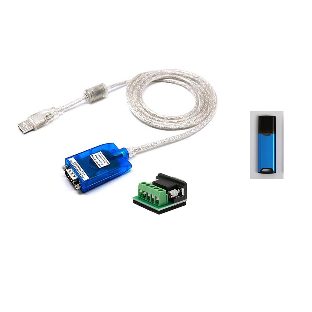 USB to RS485 Converter Cable with Software - Compatible with ATO Digital Rotary Torque Sensor | Industrial Automation & Data Acquisition Solution